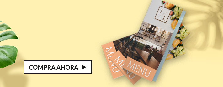 Cartas de menú impresas personalizadas con diseño elegante, perfectas para bodas, restaurantes y eventos especiales